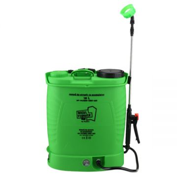 Pompa de stropit cu acumulator, Vermorel electric, 18 Litri,Micul Fermier by Pandora Pompa de stropit cu acumulator, Vermorel electric, 18 Litri,Micul Fermier by Pandora