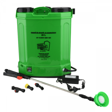 Pompa de stropit cu acumulator, Vermorel electric, 20 Litri,Micul Fermier by Pandora Pompa de stropit cu acumulator, Vermorel electric, 20 Litri,Micul Fermier by Pandora