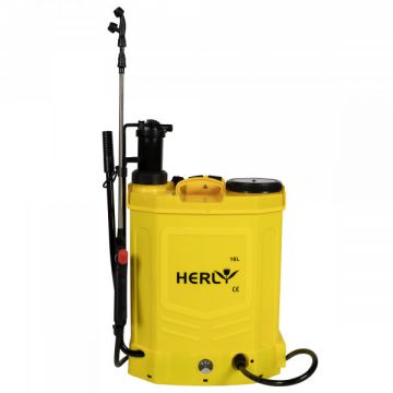 Pompa de stropit cu acumulator + manuala, 2 in 1, Herly by Micul Fermier 16L, Vermorel electric Pompa de stropit cu acumulator + manuala, 2 in 1, Herly by Micul Fermier 16L, Vermorel electric